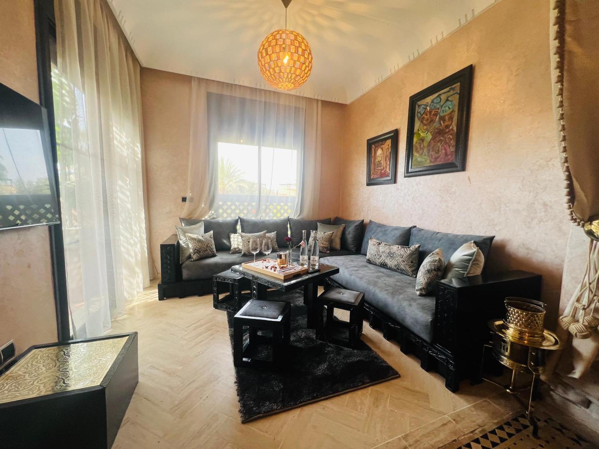 Duplex Atlas Golf Resort Pοοl Νieω Seriniτყ & Cαlm มาร์ราเกช ภายนอก รูปภาพ