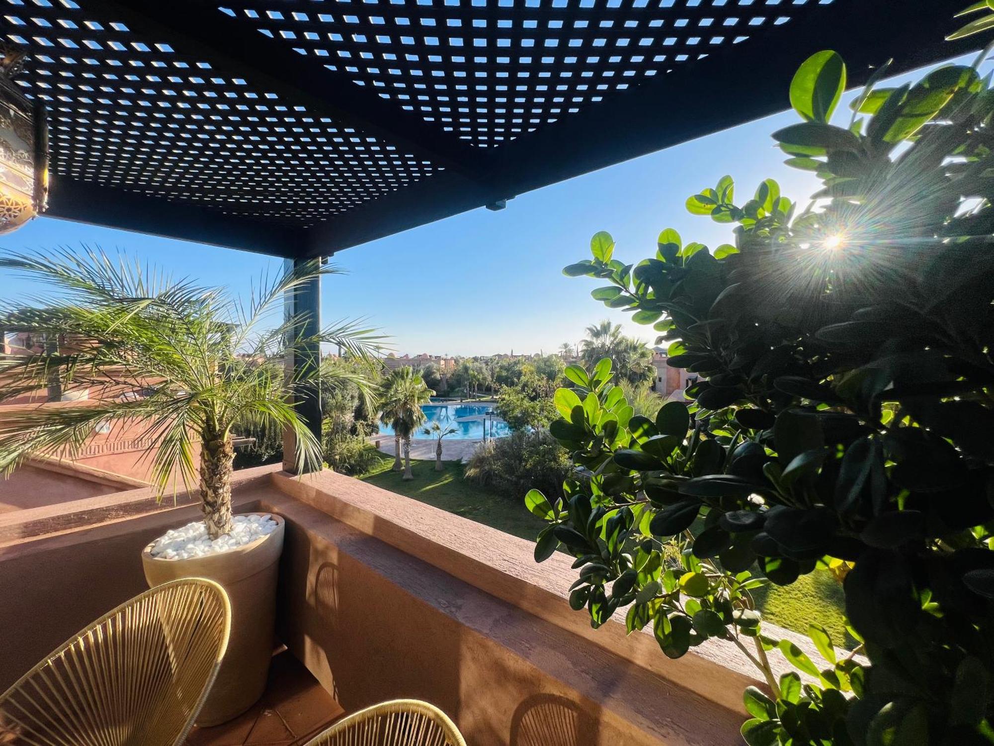 Duplex Atlas Golf Resort Pοοl Νieω Seriniτყ & Cαlm มาร์ราเกช ภายนอก รูปภาพ